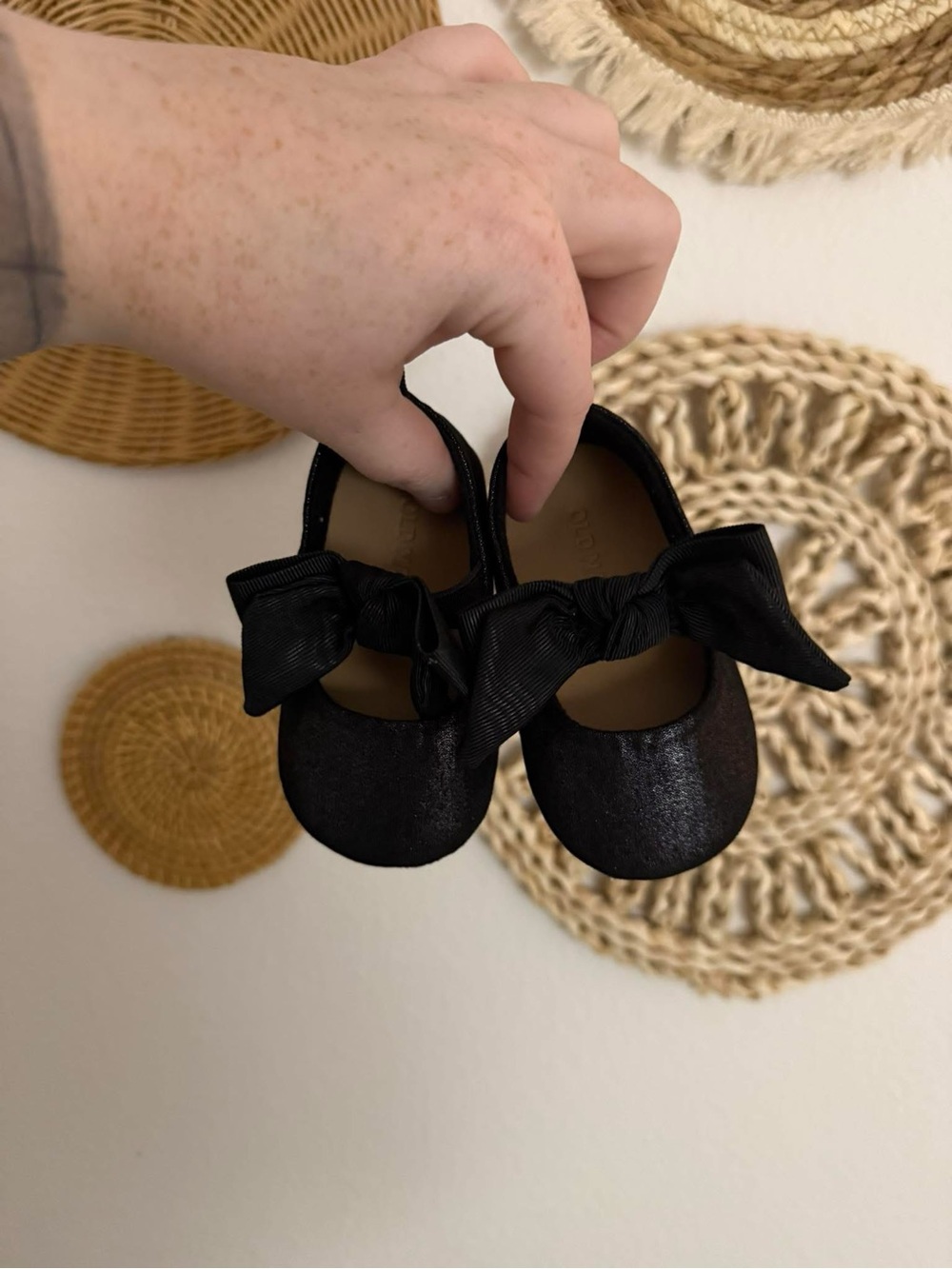 Old Navy Black Girls Bow Ballet Flats